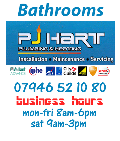 PJHart is a professional & fully qualified Enfield plumber based in Enfield, North London